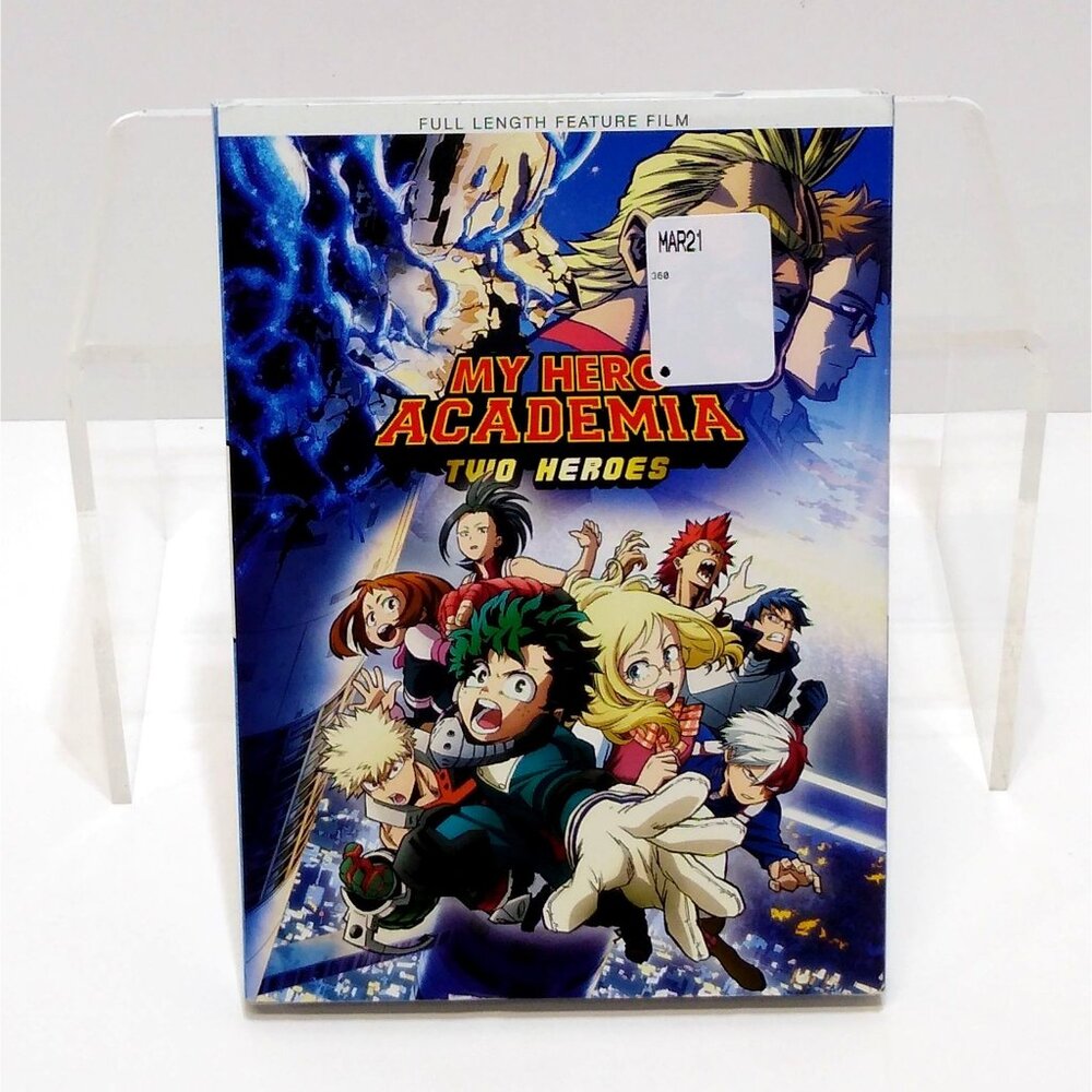 My Hero Academia: Two Heroes DVD Full Length Feature Film (2018) (MHA) NWT